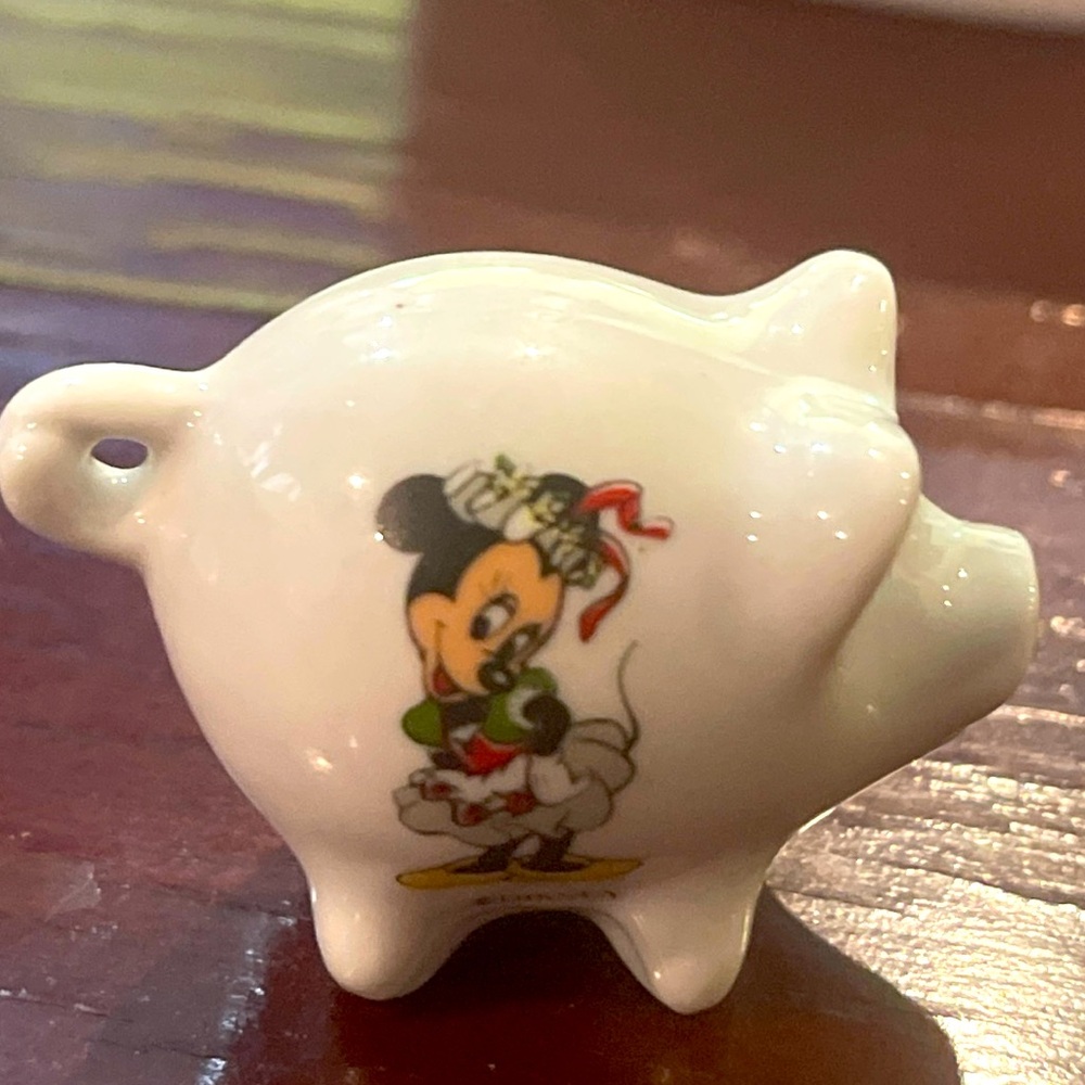 Disney ceramic trinkets.